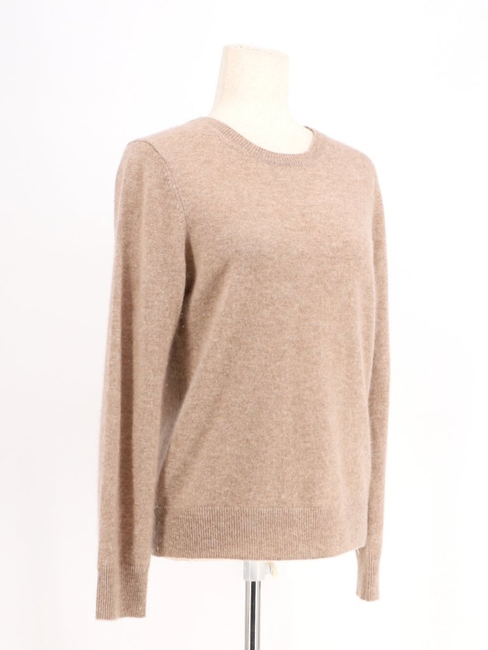 QUINCE Women's Mongolian Cashmere Crewneck Sweater in Oatmeal Size M - Picture 3 of 7